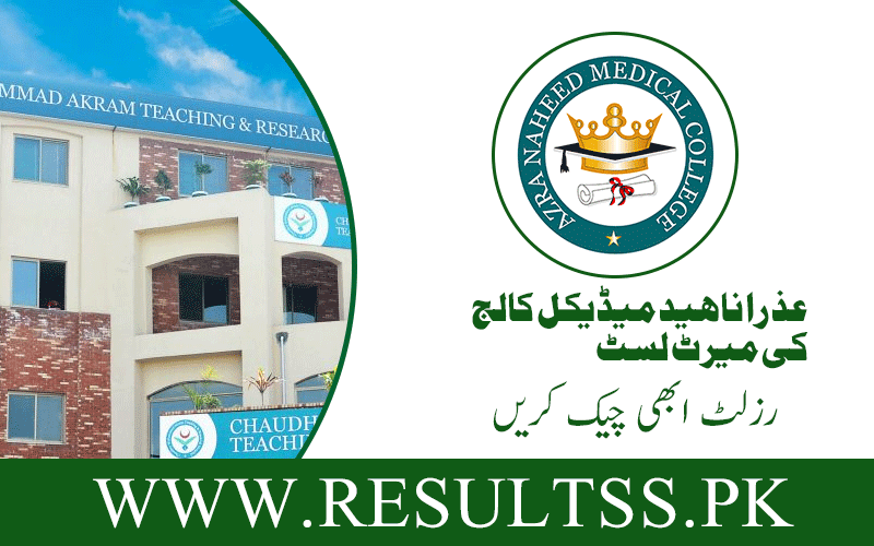 Azra Naheed Medical College Merit List