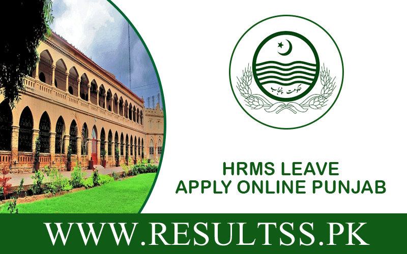 HRMS Leave Apply Online Punjab