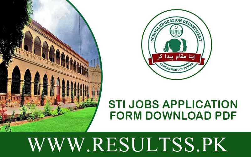 STI Jobs Application Form Download PDF