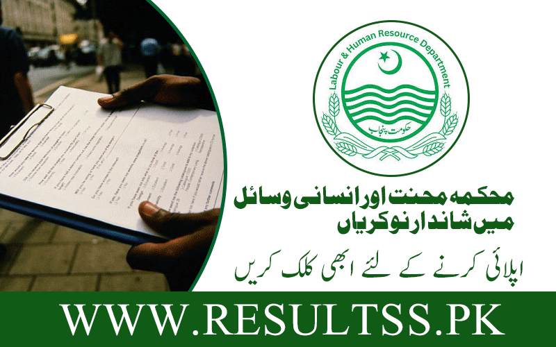 Labour and Human Resource Department Jobs